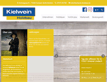 Tablet Screenshot of kielwein-holzbau.de